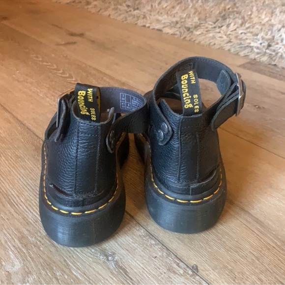 🆕 NWOT Clarissa Leather Platform Sandal - Picture 3 of 3